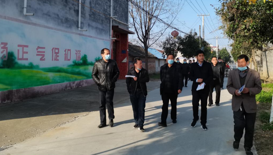 付集镇组织开展人居环境整治逐村观摩评比活动